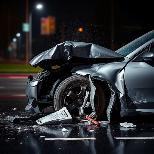 car crash damage
