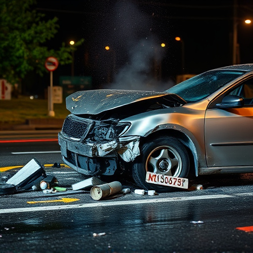 car crash damage