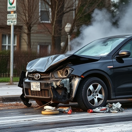 car crash damage