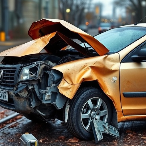 car crash damage