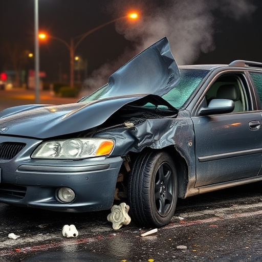 car crash damage
