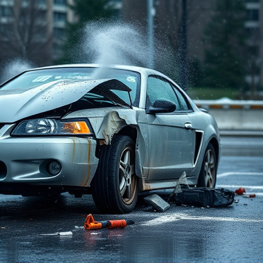 car crash damage
