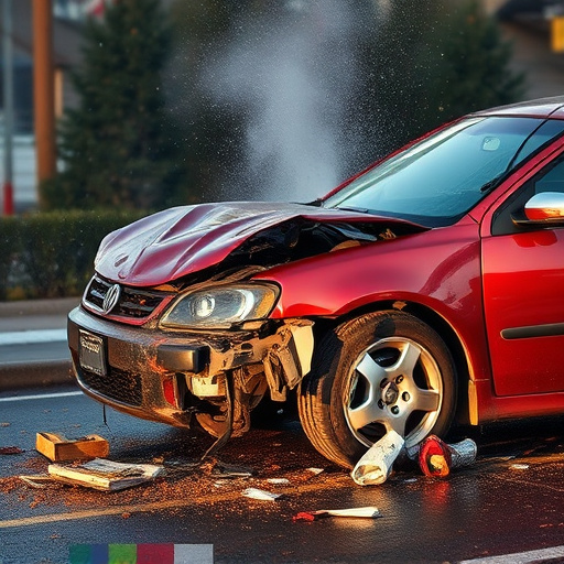 car crash damage