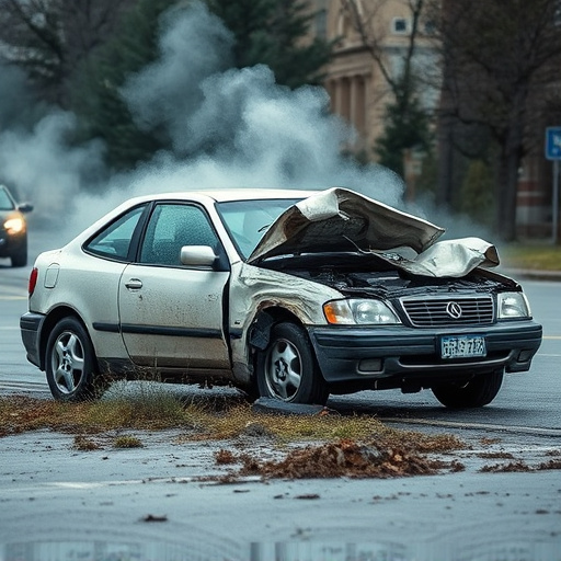car crash damage