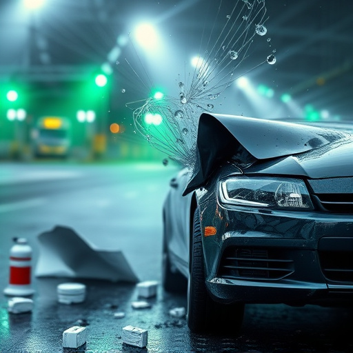 car crash damage