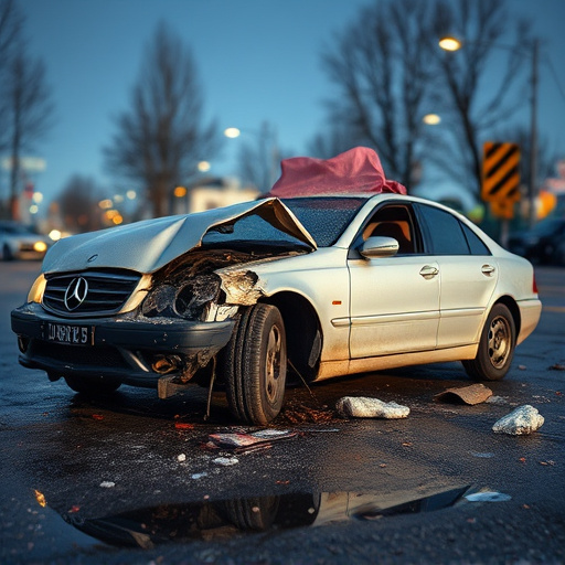 car crash damage