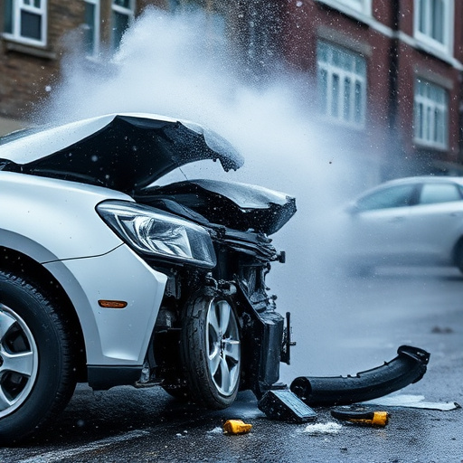 car crash damage