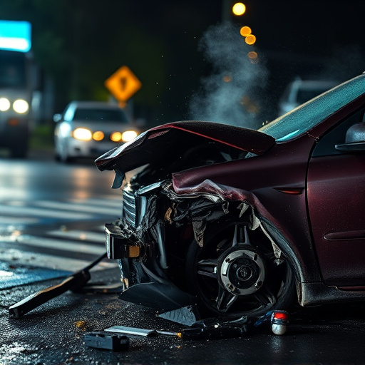 car crash damage