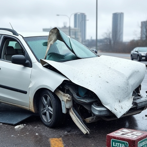 car crash damage