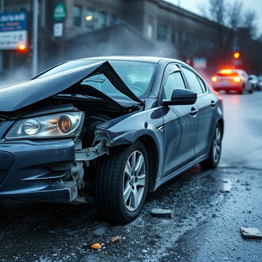 car crash damage