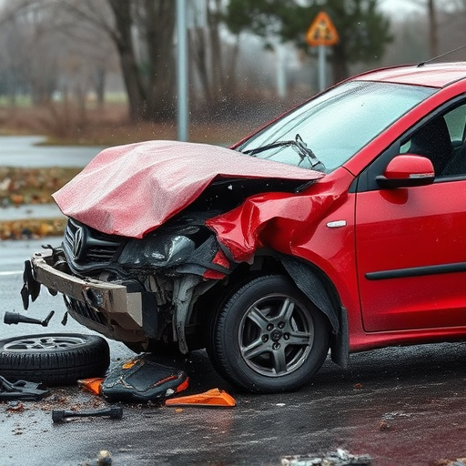 car crash damage