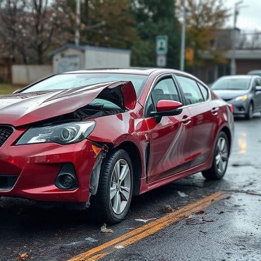 car crash damage