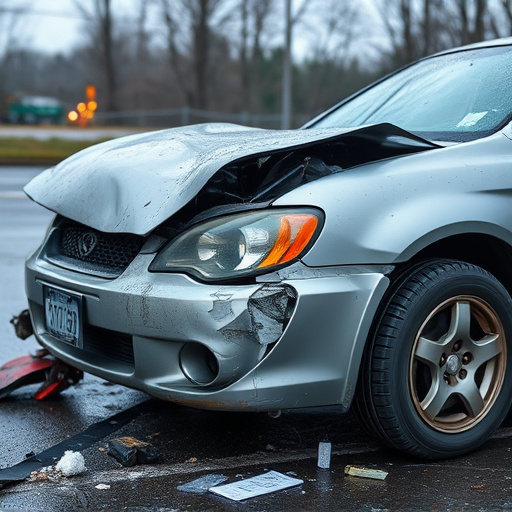 car crash damage