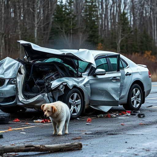 car crash damage
