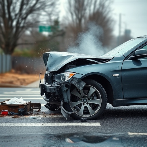 car crash damage