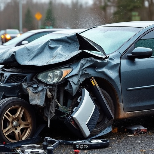 car crash damage