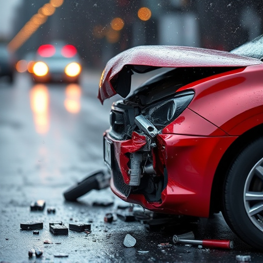 car crash damage