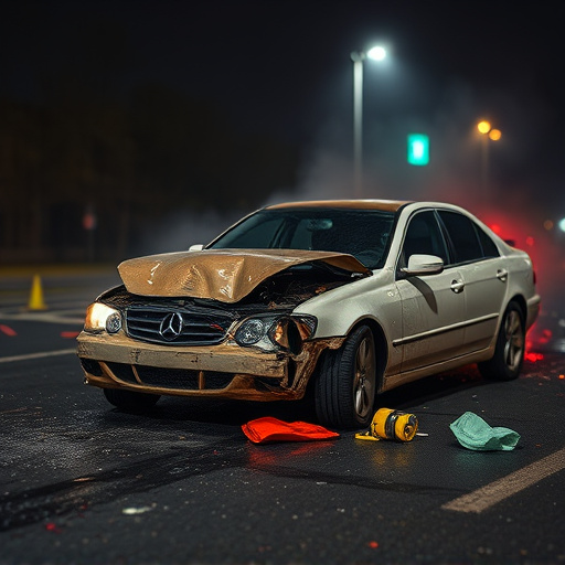 car crash damage
