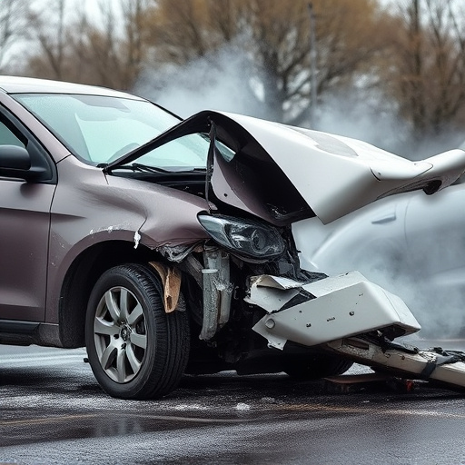 car crash damage