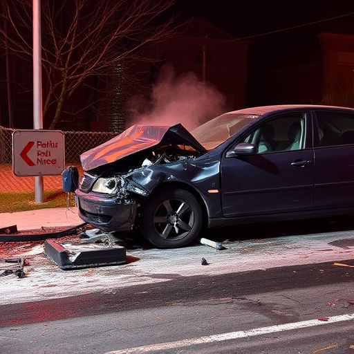 car crash damage