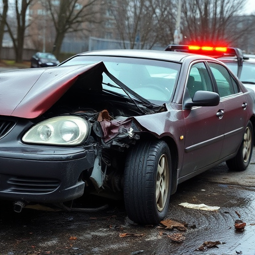 car crash damage