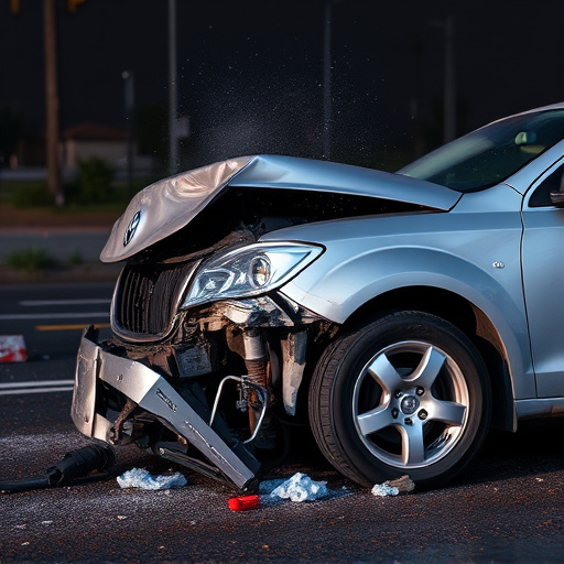 car crash damage