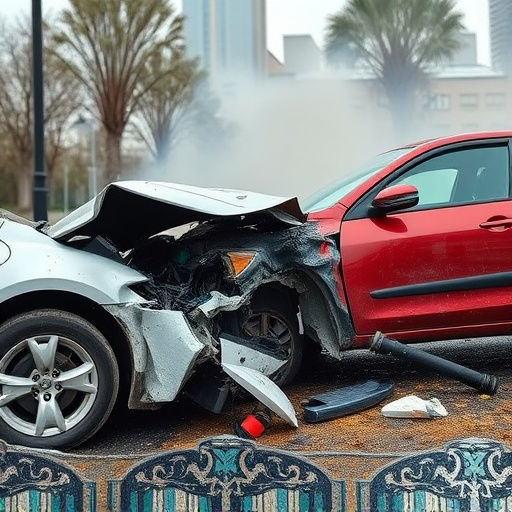 car crash damage