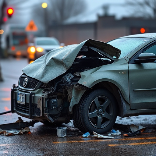 car crash damage