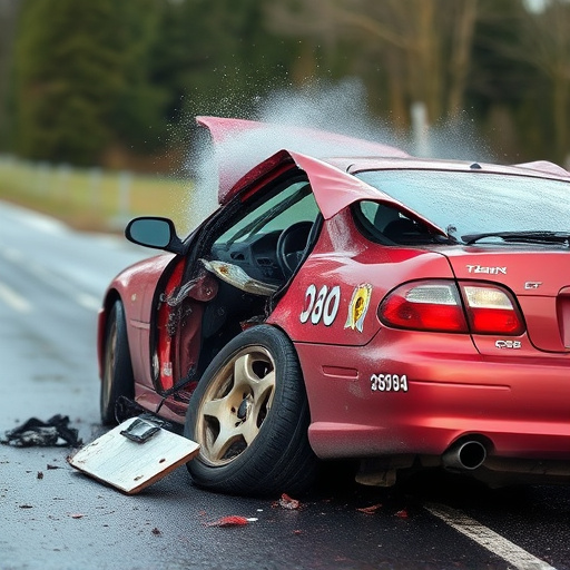 car crash damage