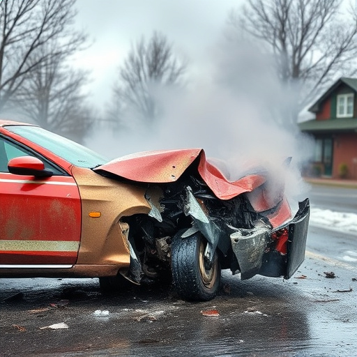 car crash damage