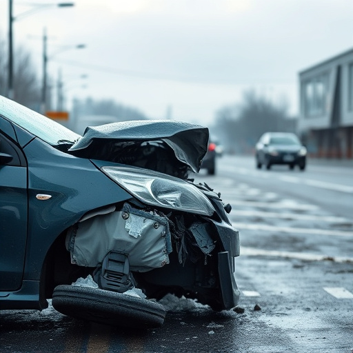 car crash damage