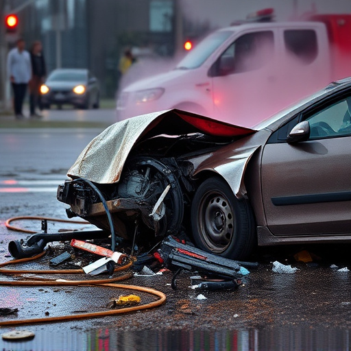 car crash damage