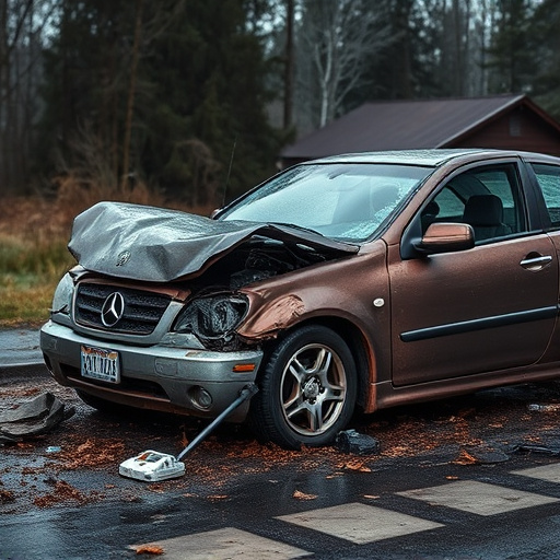 car crash damage