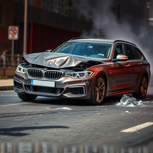 car crash damage