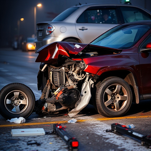 car crash damage