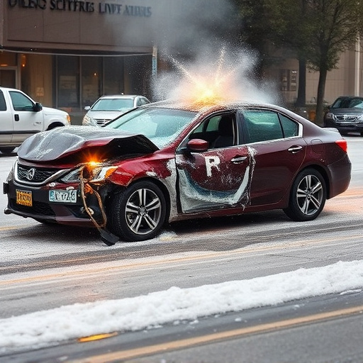 car crash damage