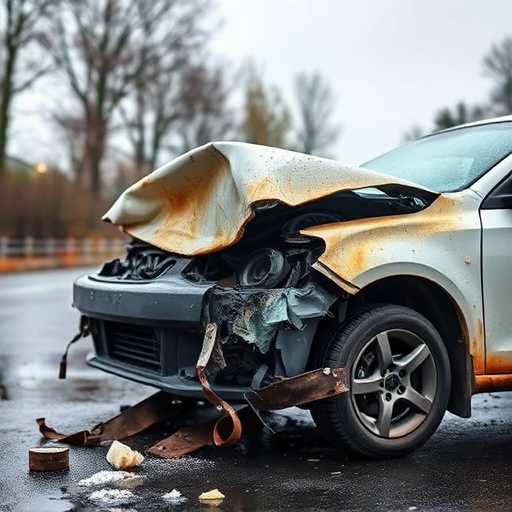 car crash damage