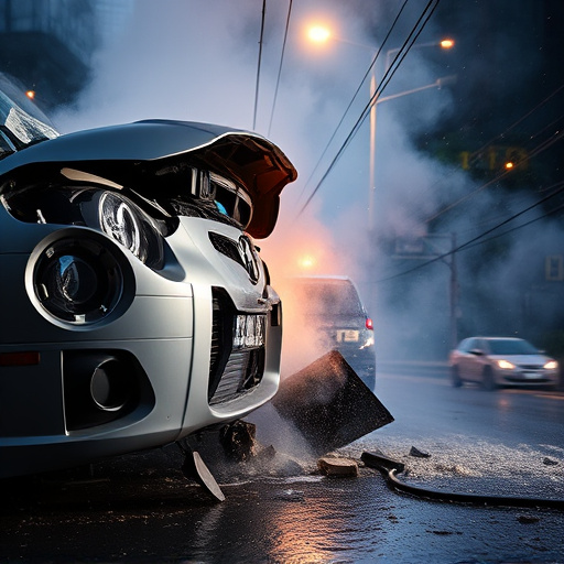 car crash damage