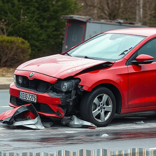 car crash damage