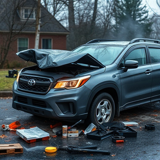 car crash damage