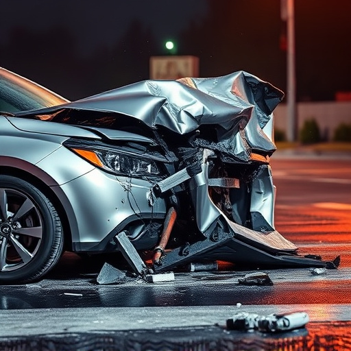 car crash damage