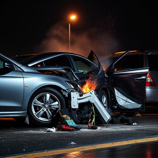car crash damage