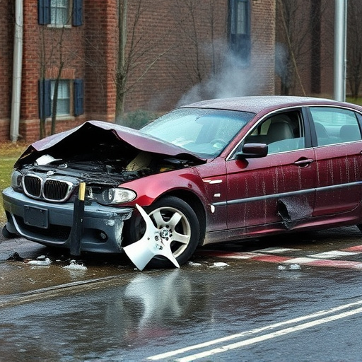 car crash damage