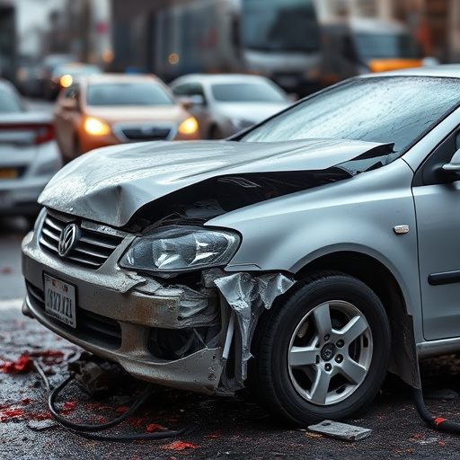 car crash damage