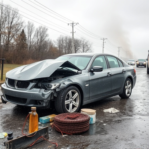 car crash damage