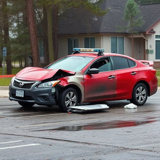 car crash damage