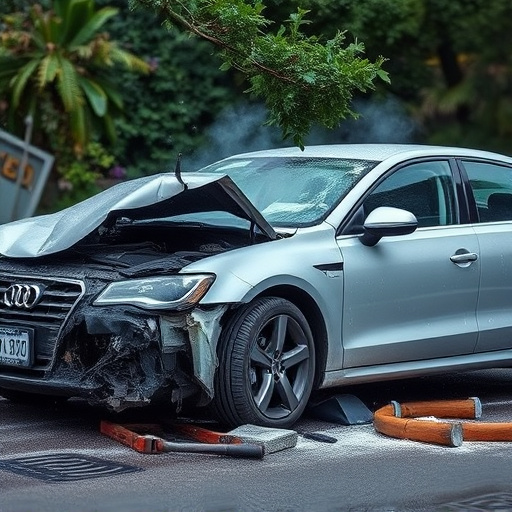 car crash damage