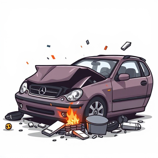 car crash damage