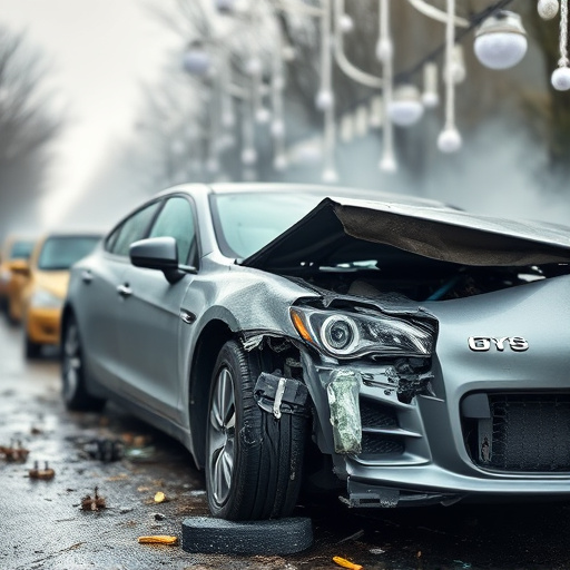 car crash damage