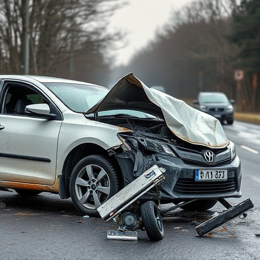 car crash damage